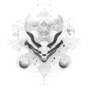 timeline, space, life tattoo design idea