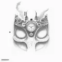 timeline, space, life tattoo design idea