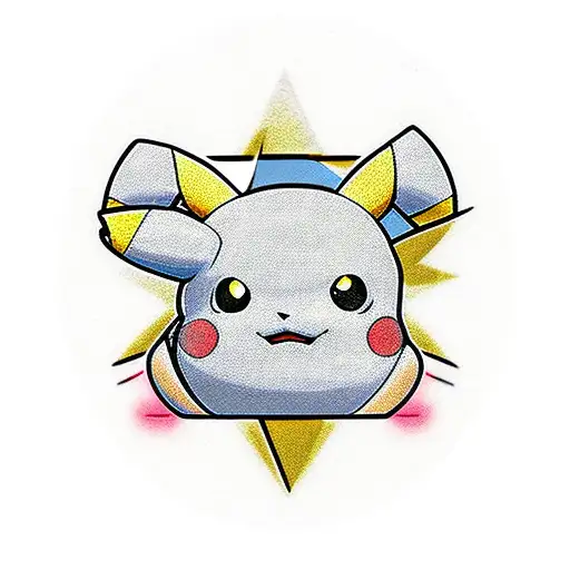 Pikachu star wars tattoo design idea