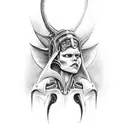 xenomorph  queen tattoo design idea