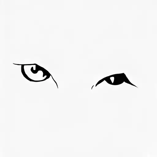 the eyes of a cat tattoo design idea