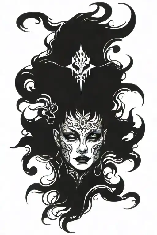 Banshee tattoo design idea
