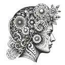 struggle with mental illness tattoo design idea