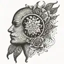 struggle with mental illness tattoo design idea