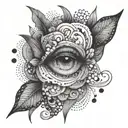 struggle with mental illness tattoo design idea