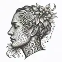 struggle with mental illness tattoo design idea