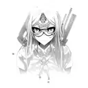 anime tattoo design idea