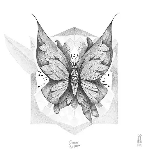 una mariposa para el glúteo con el nombre de Edgar Giovani  tattoo design idea