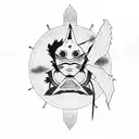 itachi uchiha y obito uchiha  tattoo design idea