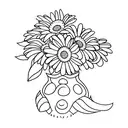 gerber daisies  tattoo design idea