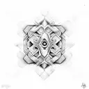 triplets tattoo design idea