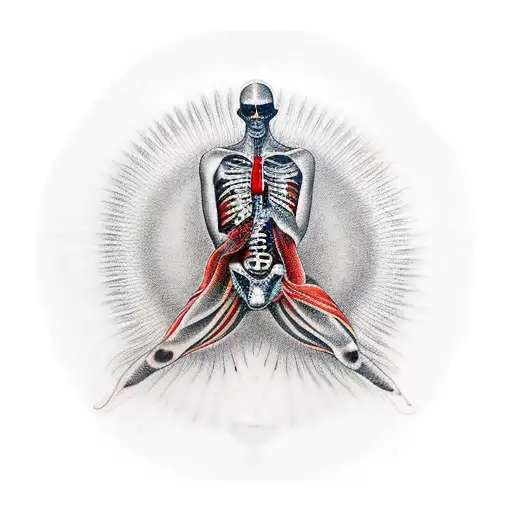 nirvana in utero and red hot chili peppers  tattoo design idea