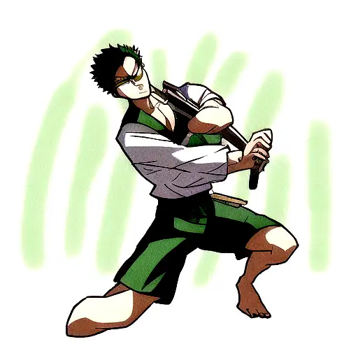 Roronoa Zoro tattoo design idea