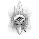  switchblade  tattoo design idea