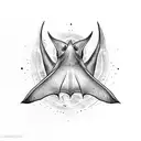 manta ray tattoo design idea