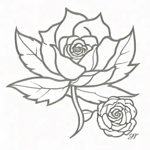 Welsh dragon English rose Canadian maple leaf tattoo design idea