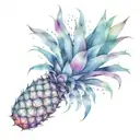 pineapple tattoo design idea
