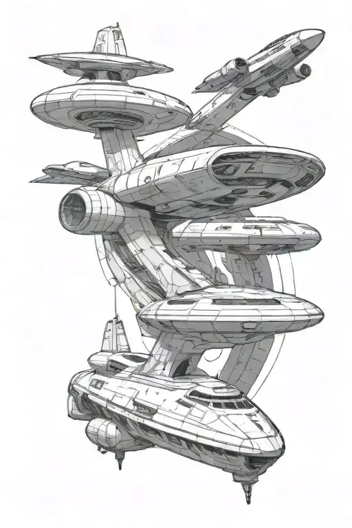 Star Trek Enterprise tattoo design idea