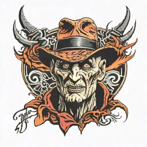 Freddy Krueger tattoo design idea