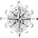 car transporter compass anchor  tattoo design idea