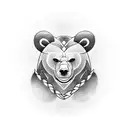 Kabbalah viking bear tattoo design idea