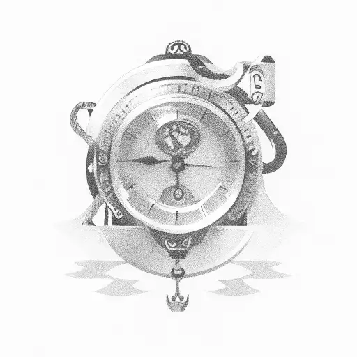 Blue Lock logo in black-grey style tattoo design idea