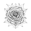 floral ankle bracelet tattoo design idea