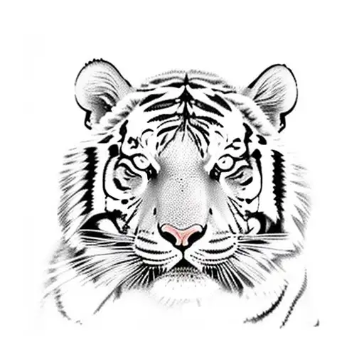 tiger stripes tattoo design idea