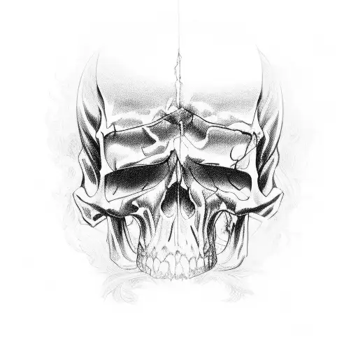 Holy death  tattoo design idea