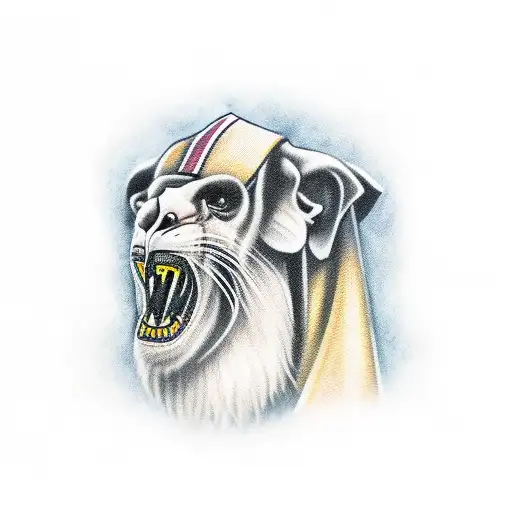 catholic simbols and ukrainian patherns tattoo design idea