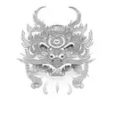 ukrainian patherns tattoo design idea