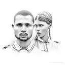 catholic simbols and ukrainian patherns tattoo design idea