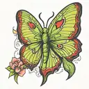 Luna moth tattoo tattoo design idea