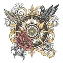 Equilibrium Harmony Stability Symmetry tattoo design idea