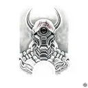 doom  1 game  tattoo design idea