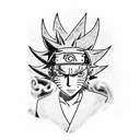 naruto, one piece and bleach  tattoo design idea