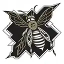 celtic bumblebee tattoo design idea