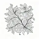celtic vine tattoo design idea