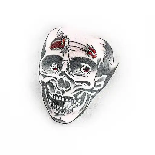 Dead Putin  tattoo design idea