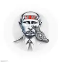 Dead Putin  tattoo design idea