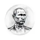 Dead Putin  tattoo design idea