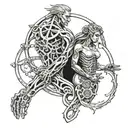 marriage tattoo design idea