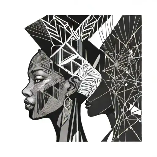 Black women, Brazil, Africa, Expat tattoo design idea