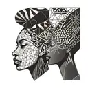 Black women, Brazil, Africa, Expat tattoo design idea