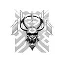 Isle of Man TT logo integrated with a motorcycle silhouette tattoo design idea