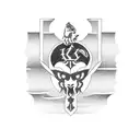 Isle of Man TT logo integrated with a motorcycle silhouette tattoo design idea