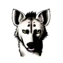 hyena tattoo design idea