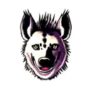 hyena tattoo design idea