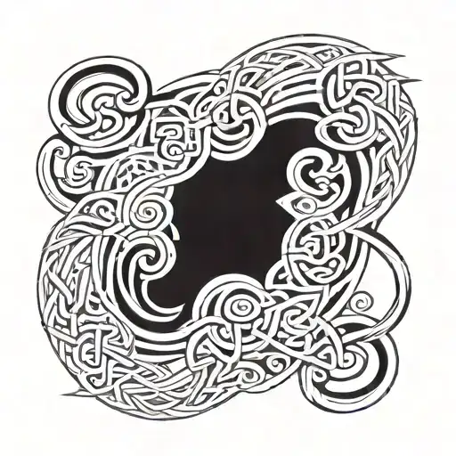 Celtic name of my daughter Léa and date of birth March 30, 2021 tattoo design idea