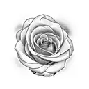 snake rose tattoo design idea